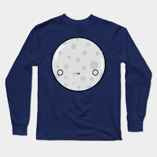 The Moon - Sticker Long Sleeve T-Shirt